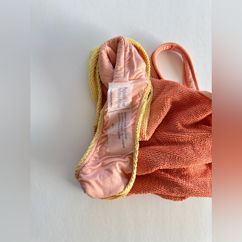 Good American Always Fits Ombre Swimsuit, Peach Ring, Nee With Tags - Picture 11 of 11